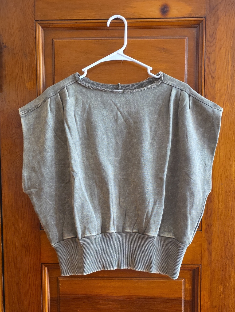 Zenana Batwing Cotton Terry Top
